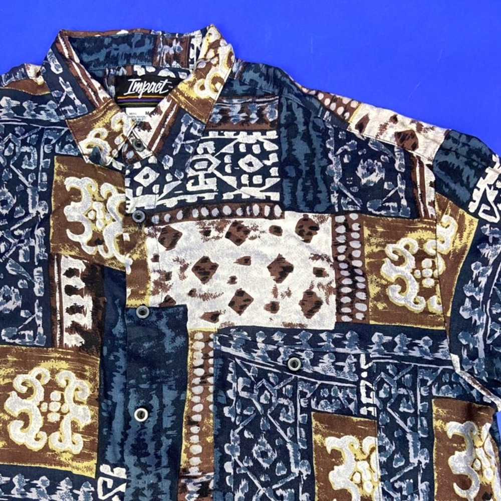 Vintage Impact Button Up Shirt - image 2