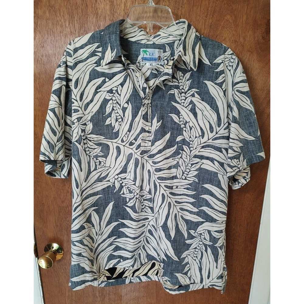 Vintage Styled by RJC Hawaiian Shirt size XL shor… - image 1