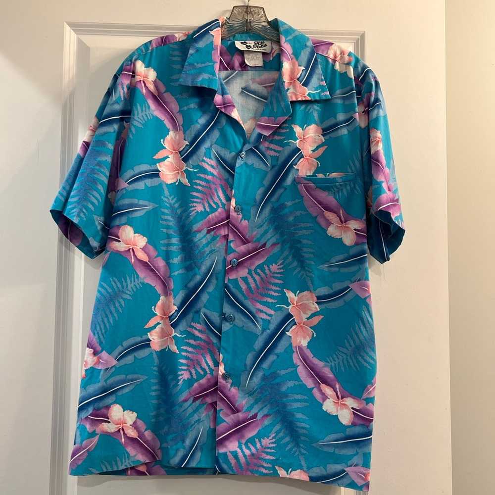 Men’s Vintage Hilo Hattie Hawaiin button up shirt… - image 1