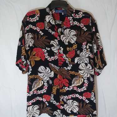 Vtg OP Ocean Pacific Hawaiian shirt XL