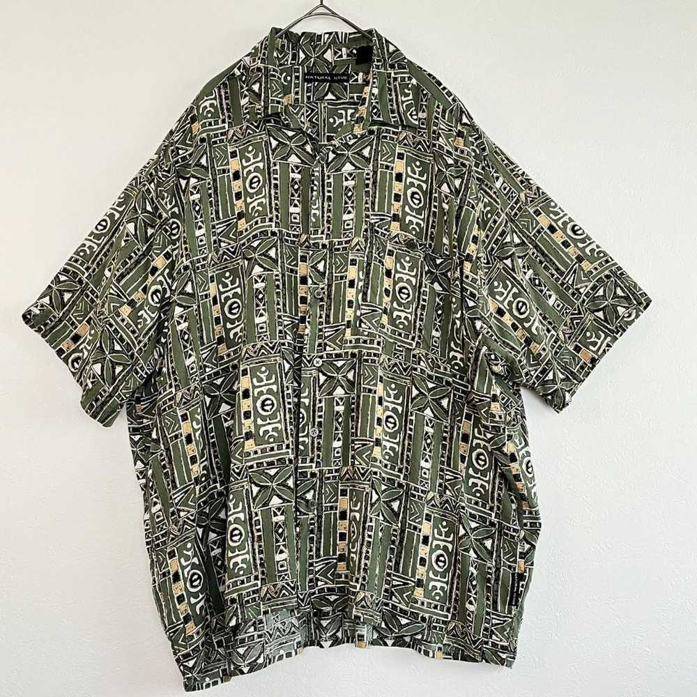 【NATURAL ISSUE】Vintage ethnic design shirt made o… - image 2