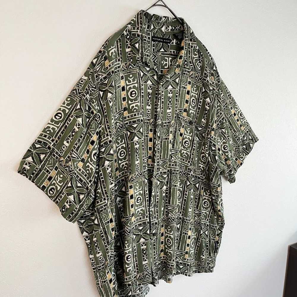 【NATURAL ISSUE】Vintage ethnic design shirt made o… - image 3