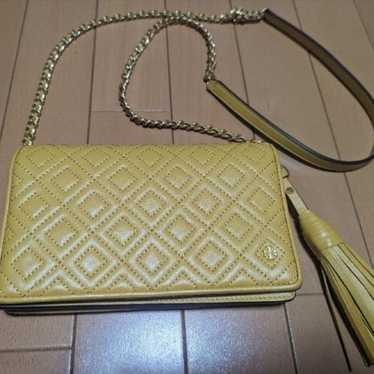 Tory Burch Fleming Yellow Shoulder Bag