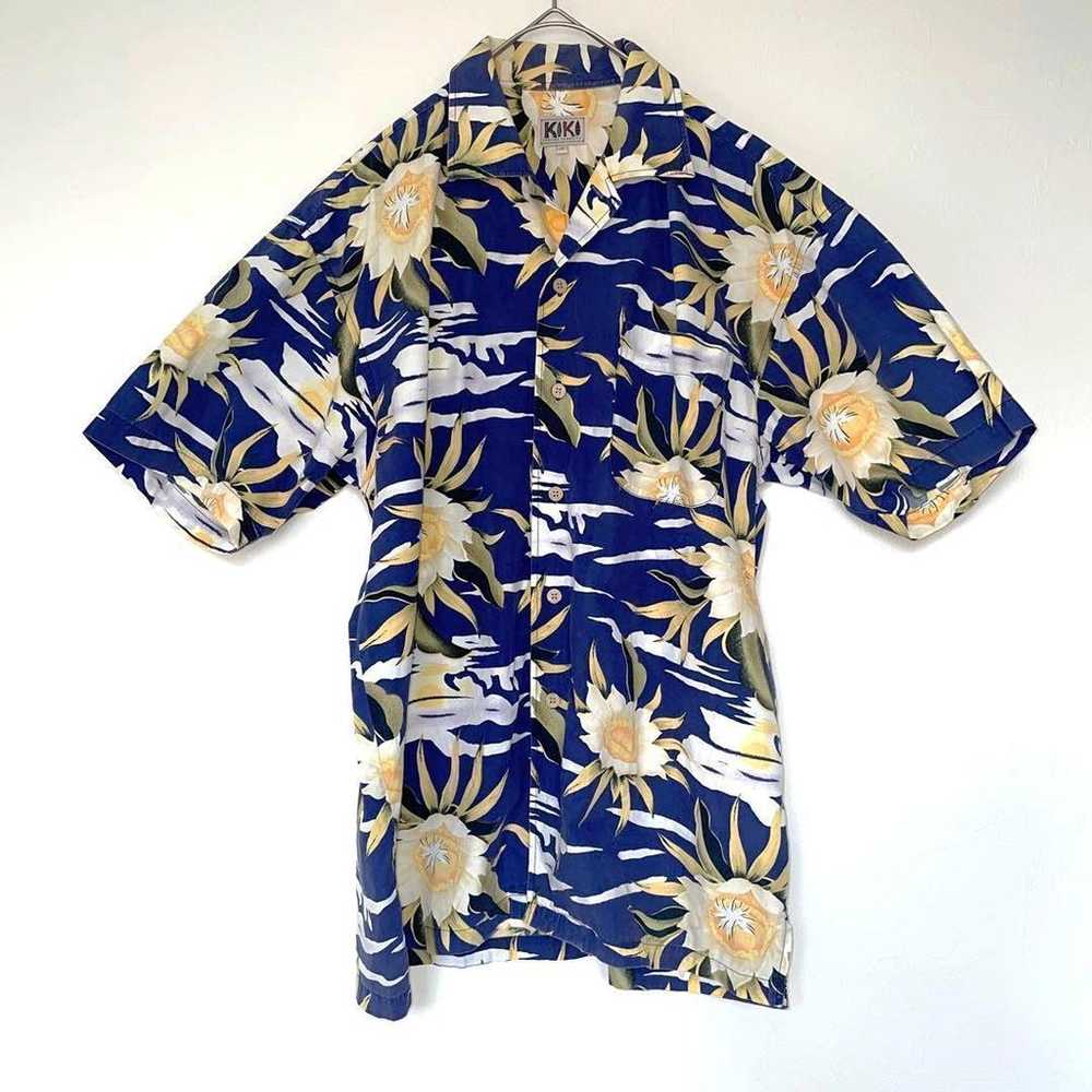 KIKI/Aloha shirt/Floral pattern/All-over print/Su… - image 2