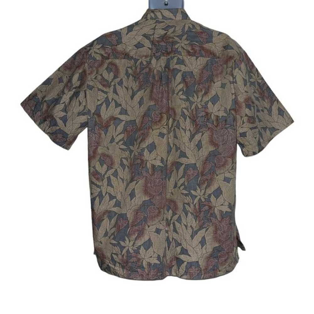 Vintage Cooke Street Shirt Mens XL Aloha Blue Tan… - image 6