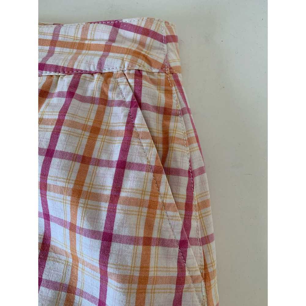 Adidas Adidas skort plaid pink orange cream size … - image 9