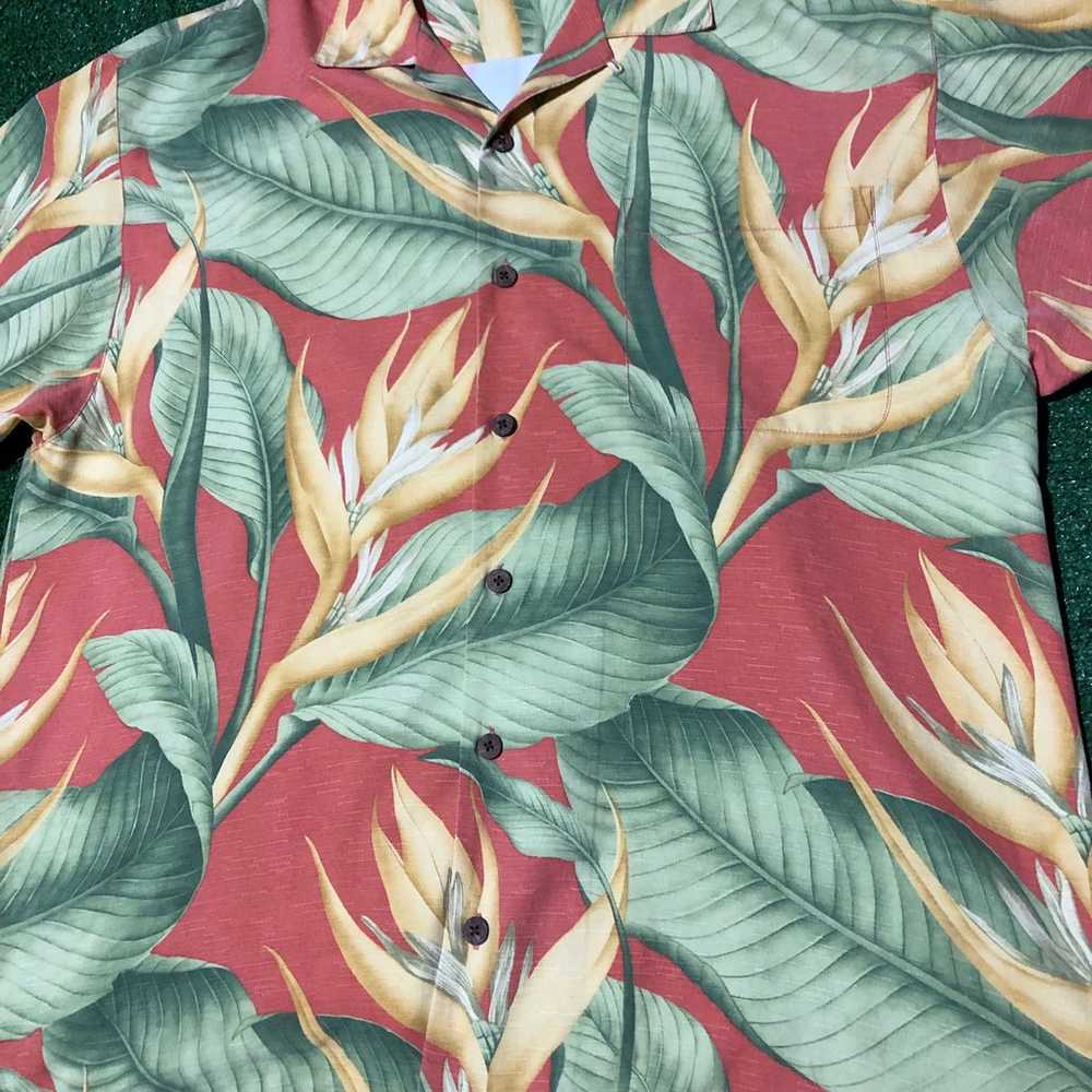 Vintage Tommy Bahama Hawaiian button up shirt siz… - image 2