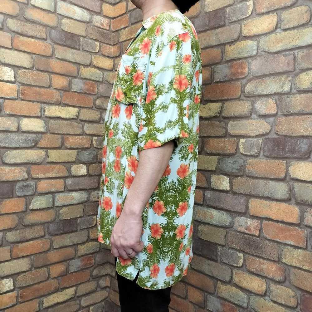 【David Taylor】OLD Rayon All-Over Print Aloha Shir… - image 3