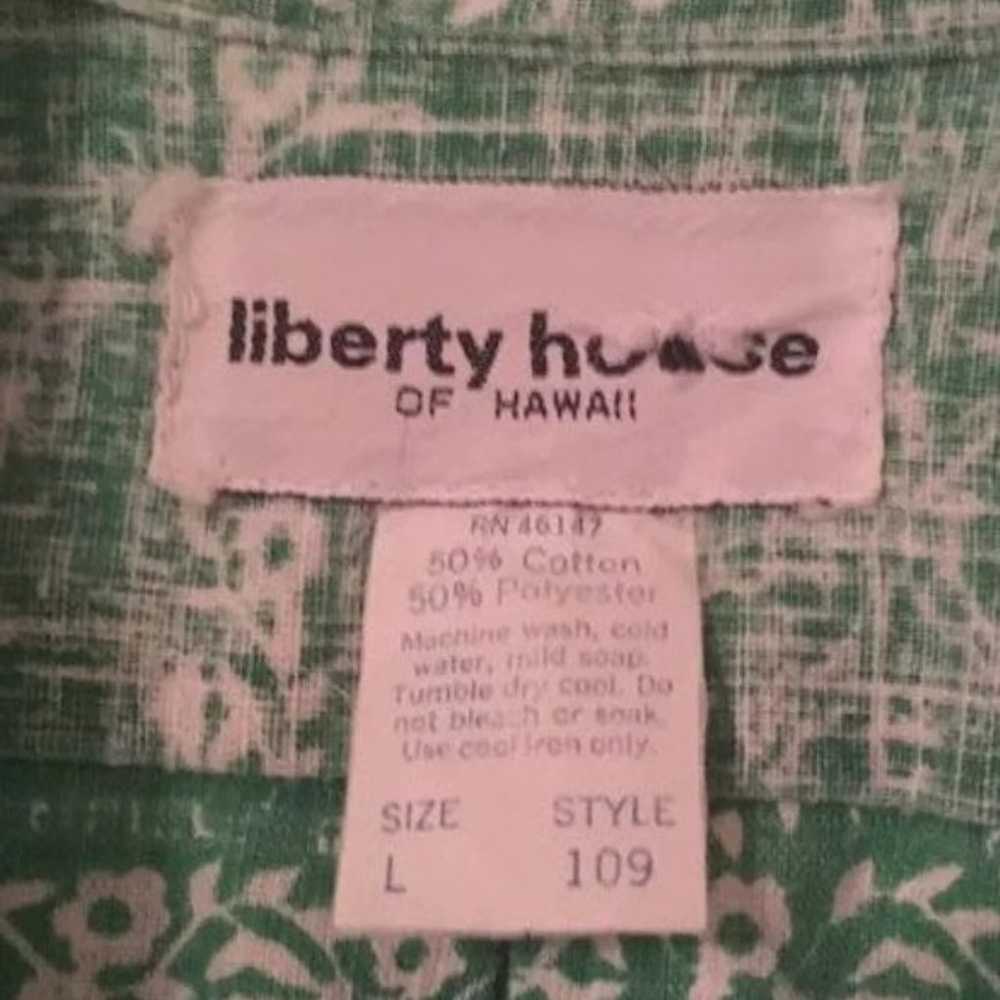 Vintage Liberty House Hawaiian Shirt Luau Mens La… - image 4