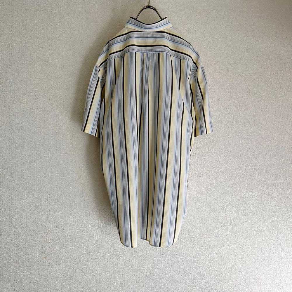 Vintage "JACQUES BRITT" Striped Short Sleeve Shirt - image 3