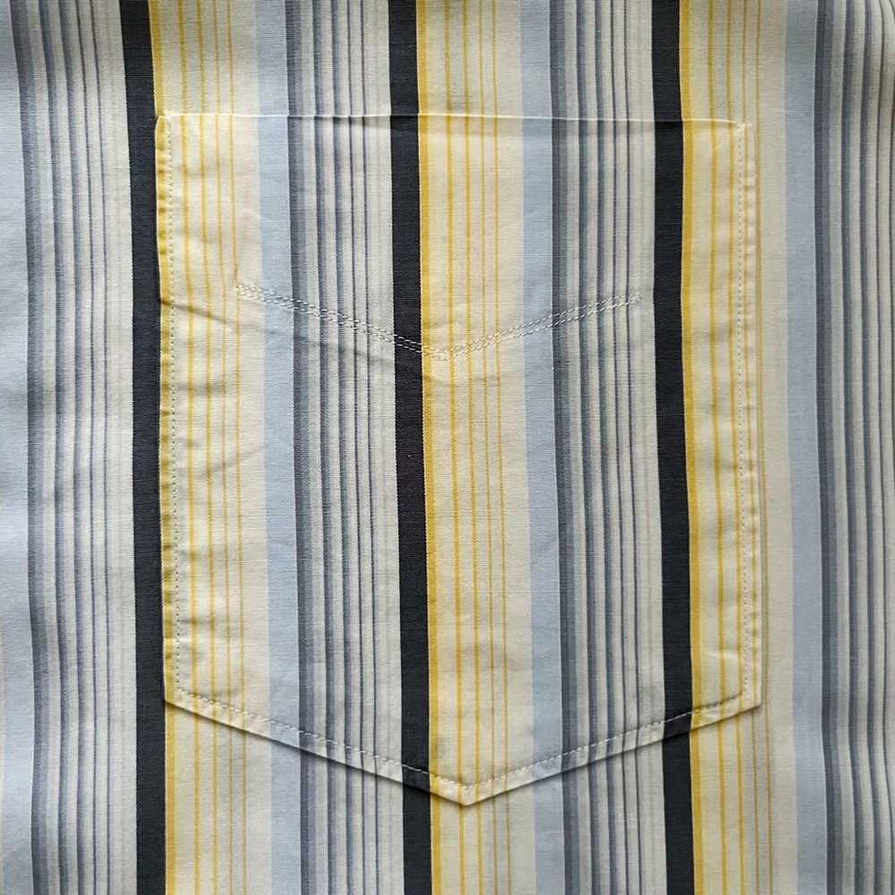 Vintage "JACQUES BRITT" Striped Short Sleeve Shirt - image 4