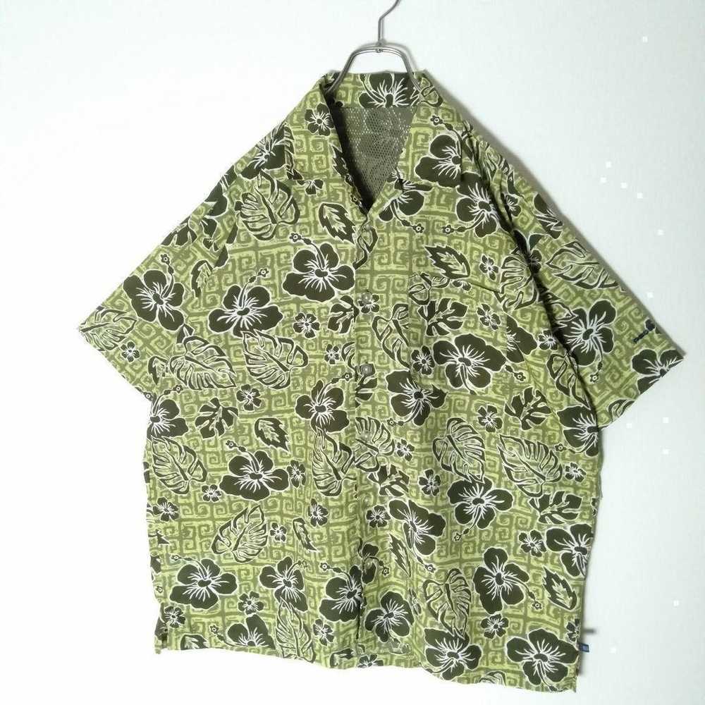 【PStone Aloha Shirt Open Collar Overseas Big Size… - image 2