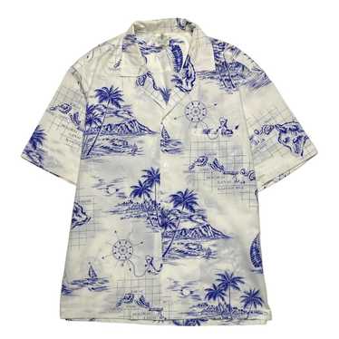 Aloha Shirt Hawaiian Shirt HAWAI All-Over Print S… - image 1