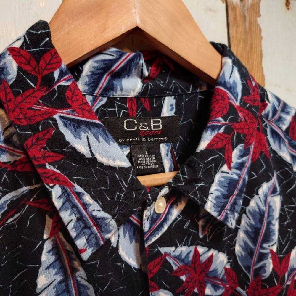 ☆Vintage US Craft and Barrow / Hawaiian shirt / B… - image 5