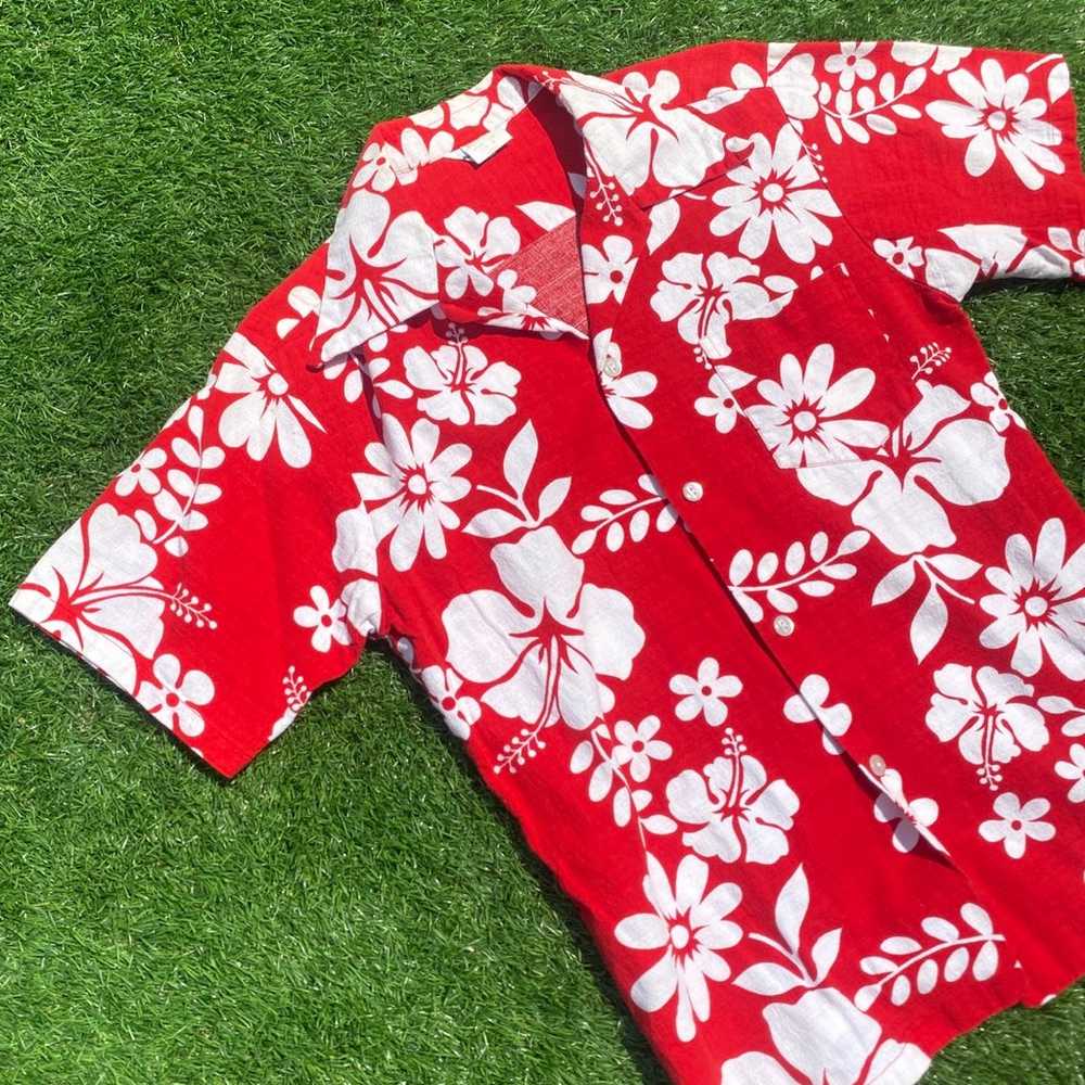 80’s Hawaiian Floral Shirt - image 1