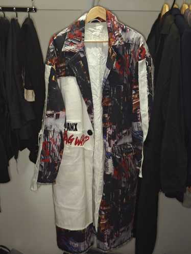 Other Patchwork Graffiti Art Coat - Bold Urban Str