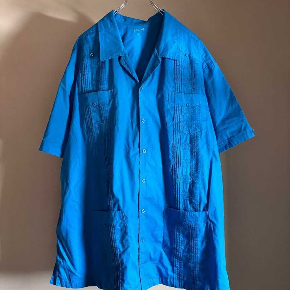 Vintage 90s king size Cuban shirt - image 2