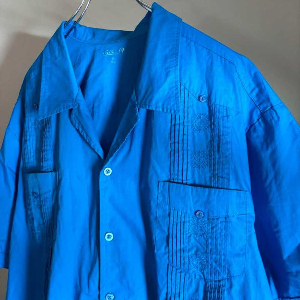 Vintage 90s king size Cuban shirt - image 3