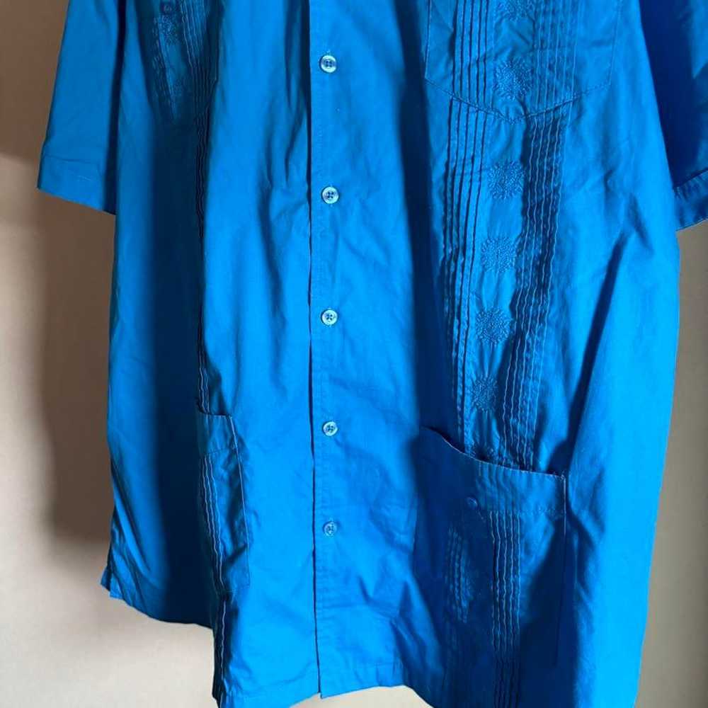 Vintage 90s king size Cuban shirt - image 4