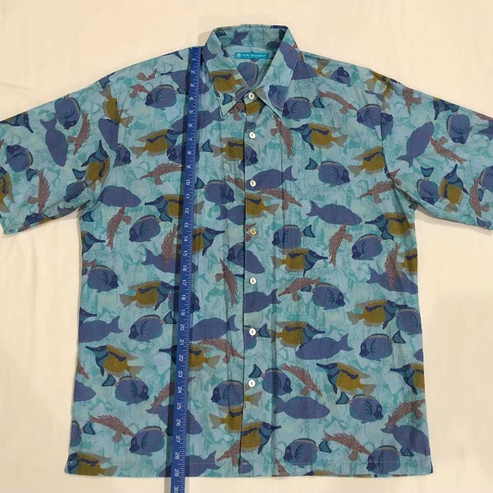 Vintage Tori Richard All Over Print Hawaiian Ocea… - image 6