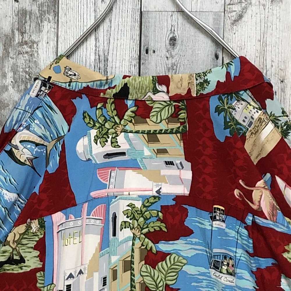 【Made in Hawaii】Resort patterned rayon 3XL equiva… - image 10