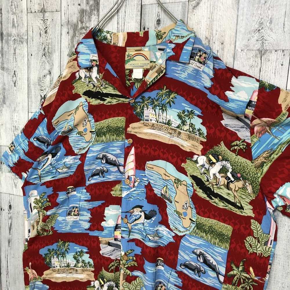 【Made in Hawaii】Resort patterned rayon 3XL equiva… - image 8