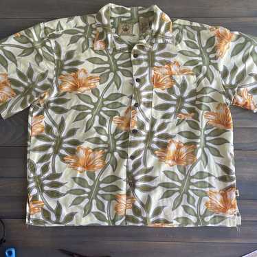 Joe Marlin Outfitters Floral Hibiscus Hawaiian Sh… - image 1