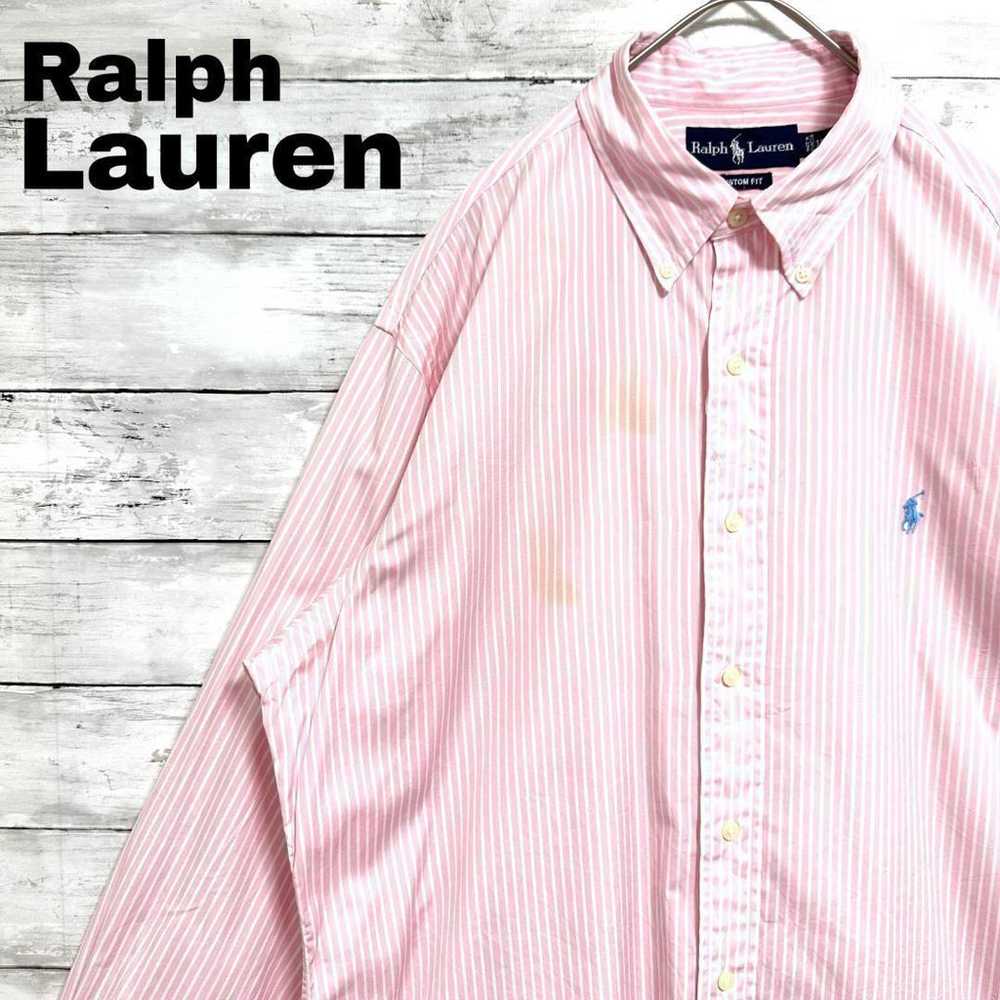 42L Ralph Lauren popular color♪ Stripe BD Long Sl… - image 1