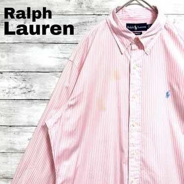 42L Ralph Lauren popular color♪ Stripe BD Long Sl… - image 1