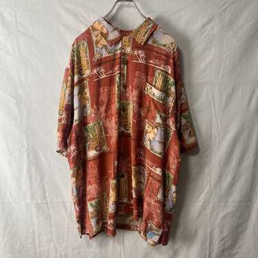 90s 00s Bermuda Bay silk aloha shirt vintage