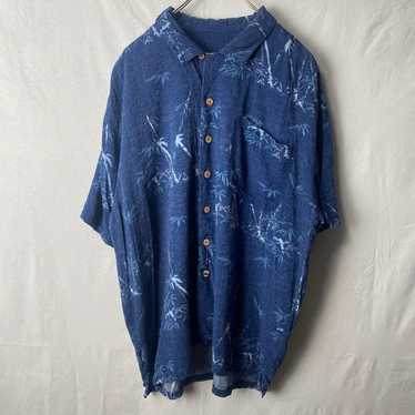 90s Tommy Bahama silk aloha shirt short-sleeve shi