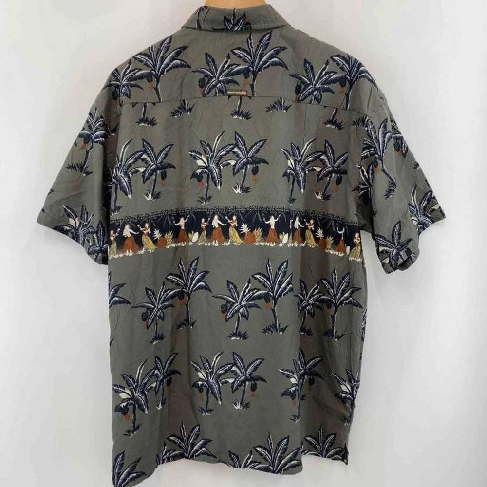 POINT ZERO Vintage 90s 00s Aloha Shirt M Short Sl… - image 2