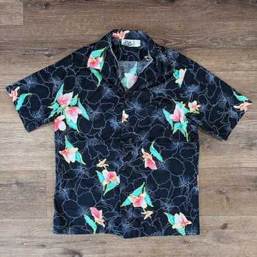 Vintage Hilo Hattie floral Hawaiian shirt - SIZE X