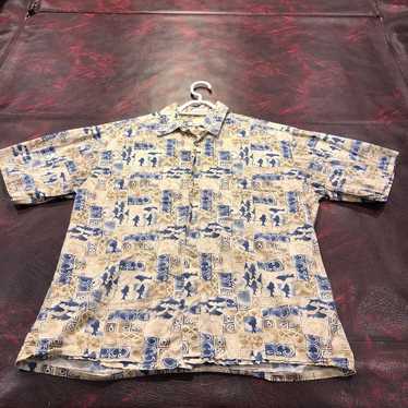 Hawaiian style Pierre Cardin shirt