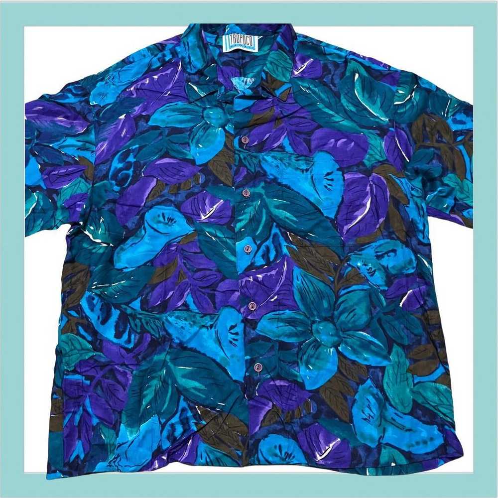 [Tropico] Aloha Shirt Short Sleeve Men's Hawaiian… - image 10