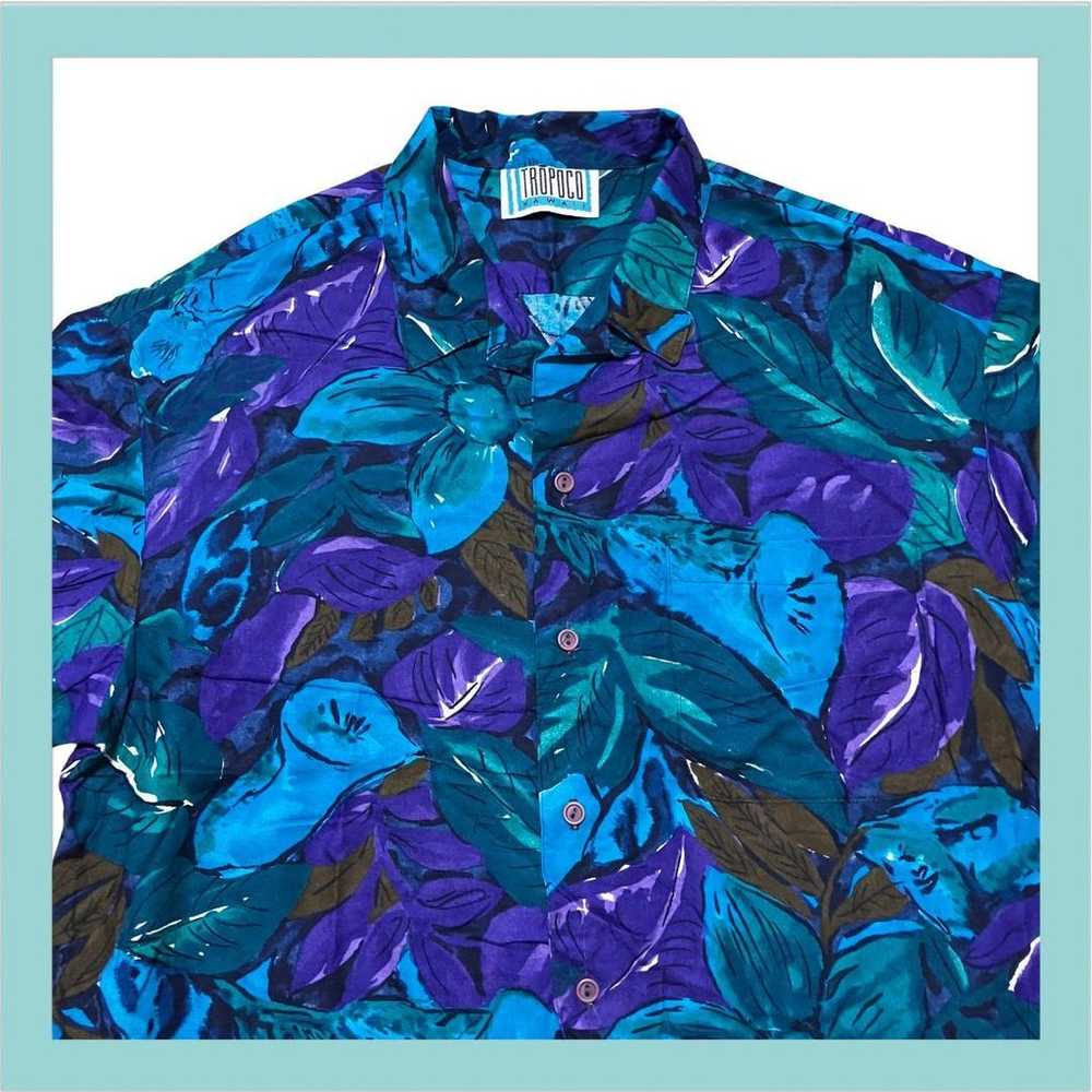 [Tropico] Aloha Shirt Short Sleeve Men's Hawaiian… - image 8