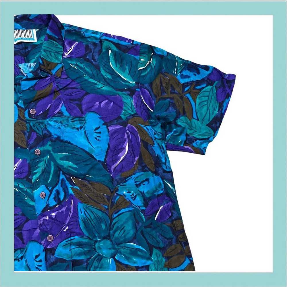 [Tropico] Aloha Shirt Short Sleeve Men's Hawaiian… - image 9