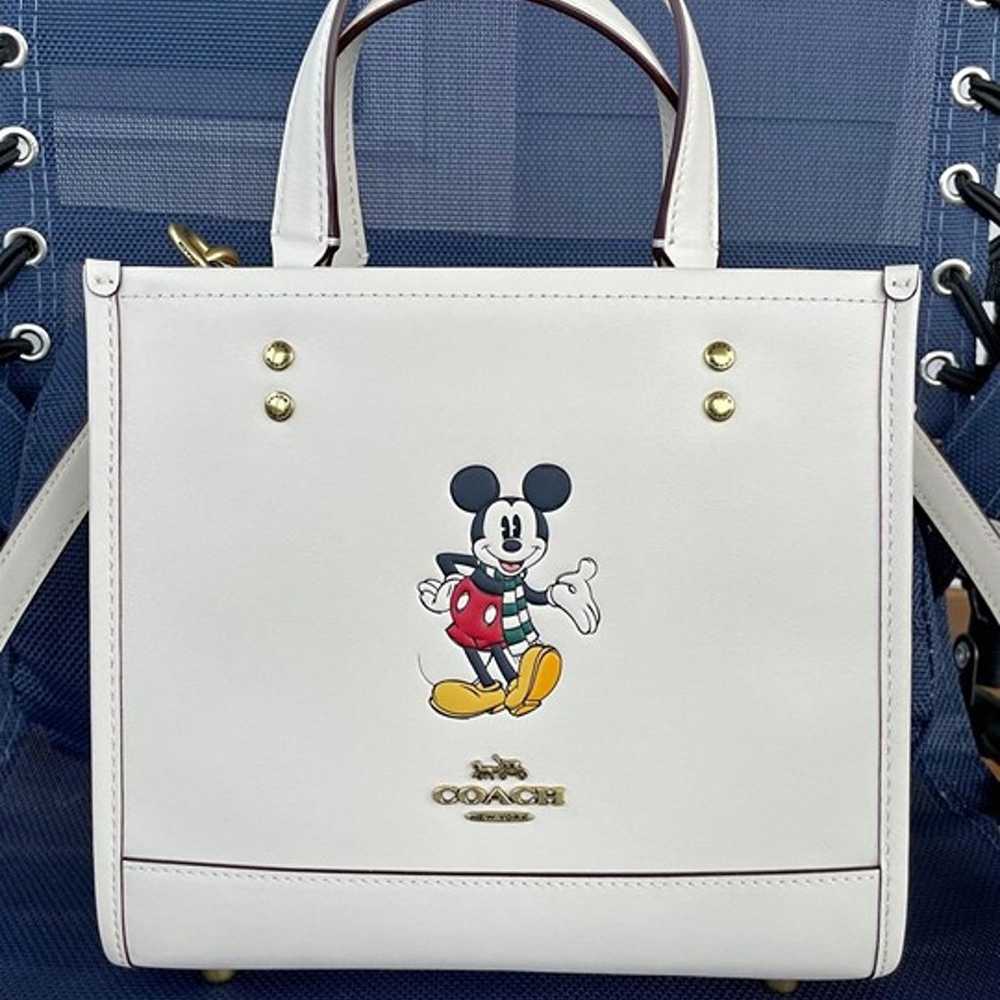 Disney X Coach Dempsey Tote 22 With Mickey Mouse - image 1