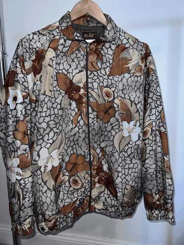 Vintage Vintage 80s 90s Kaktus Floral Print Track 