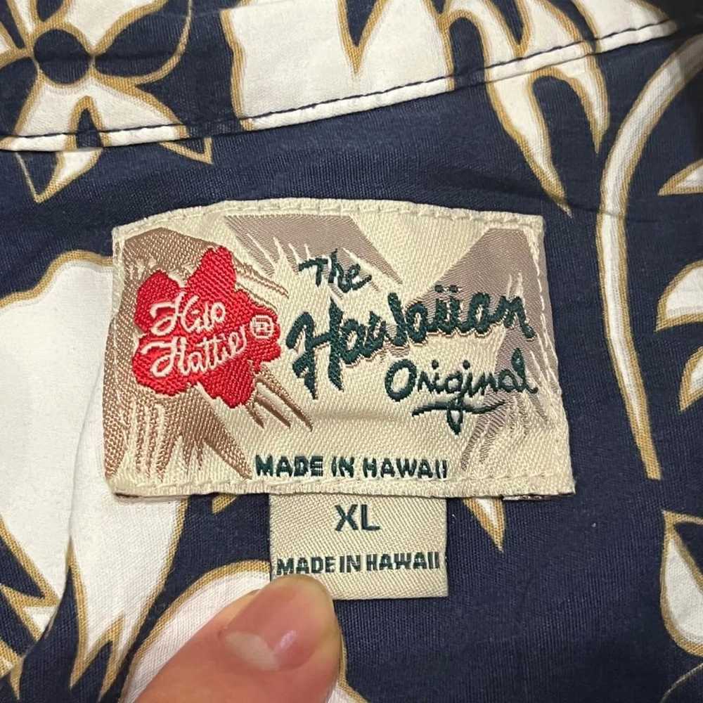 Aloha shirt Hawaiian shirt XL size Made in Hawaii… - image 8