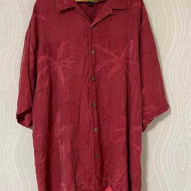 Tommy Bahama 100% Silk Aloha Shirt.