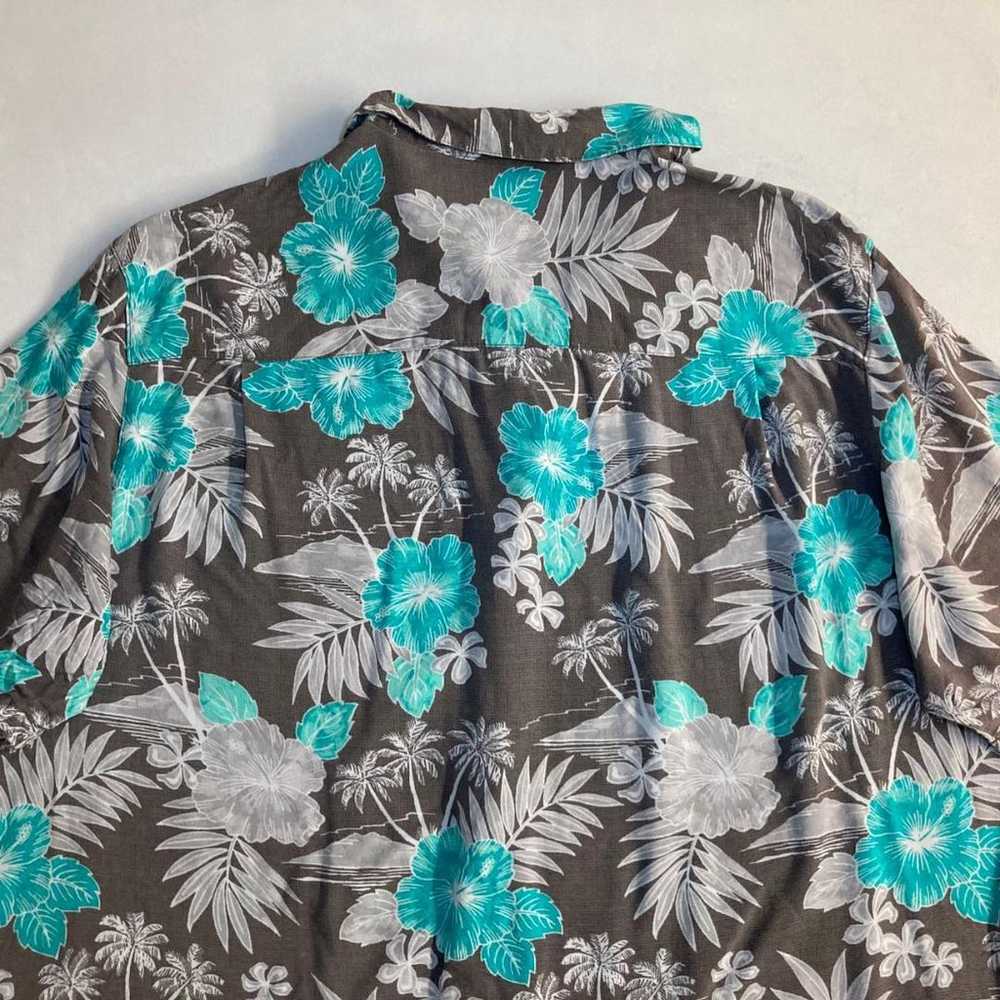 [Aloha shirt open collar all-over print vintage f… - image 10