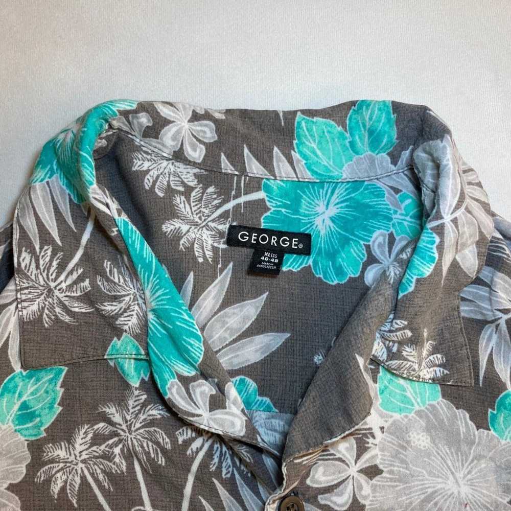 [Aloha shirt open collar all-over print vintage f… - image 8