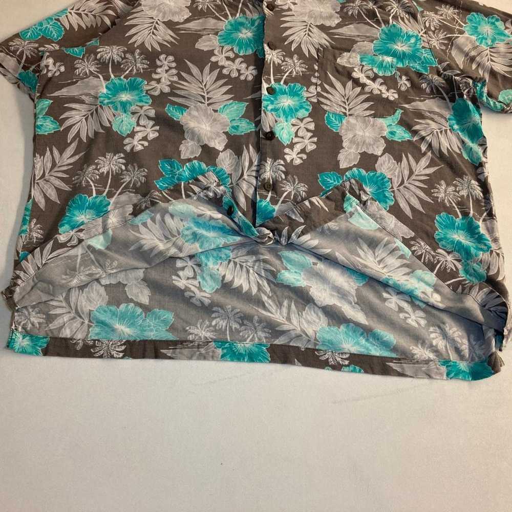 [Aloha shirt open collar all-over print vintage f… - image 9