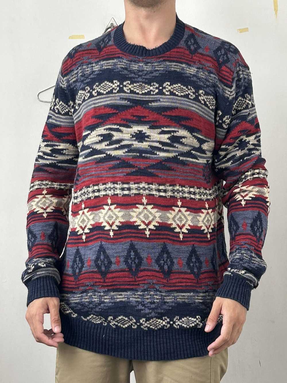 Japanese Brand × Mango × Navajo Knight sweater - image 1