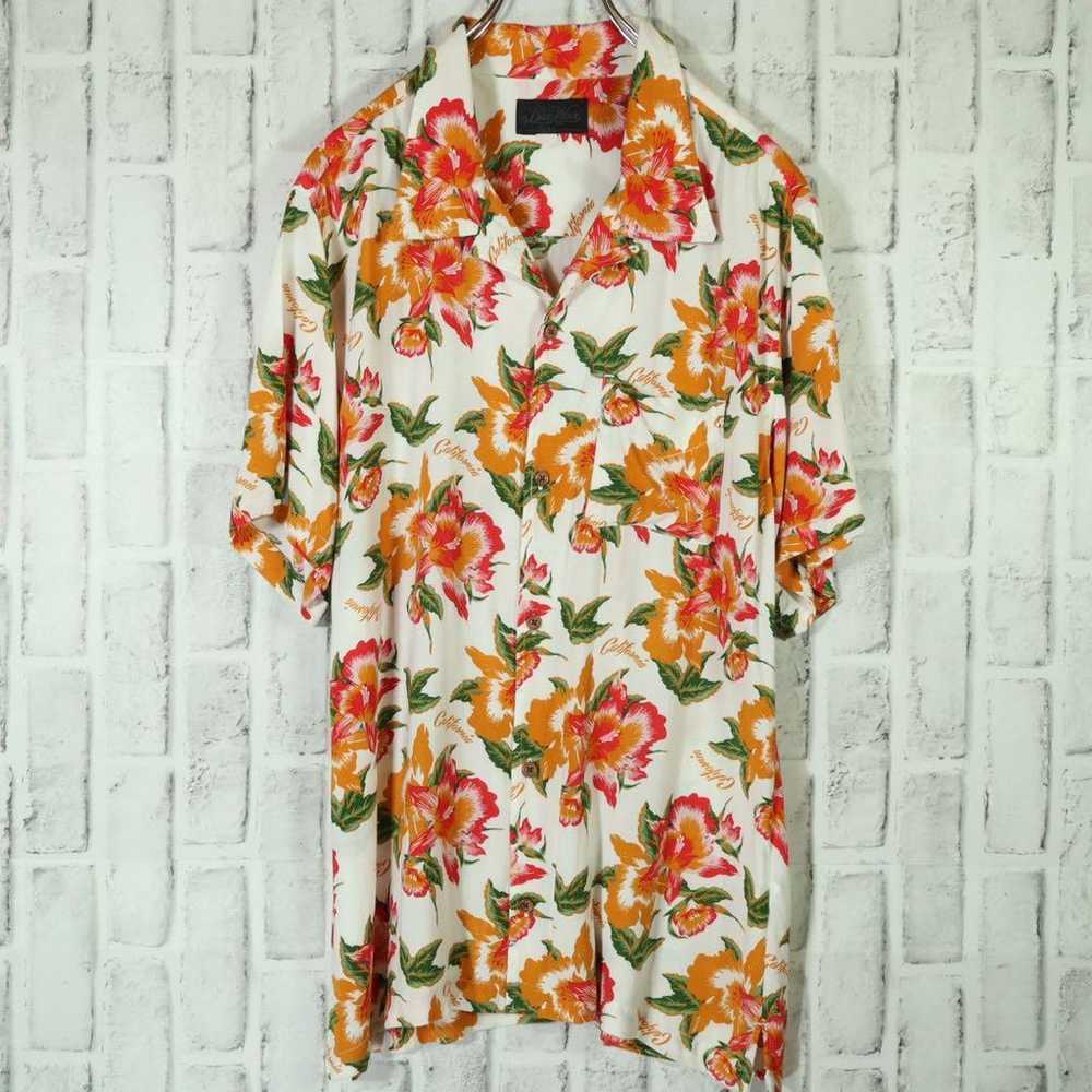 【Stylish Outfit】Vintage Aloha Shirt 100% Rayon Hi… - image 2