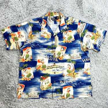 Polo Ralph Lauren Shirt Men's XL Vintage Camp Hawa