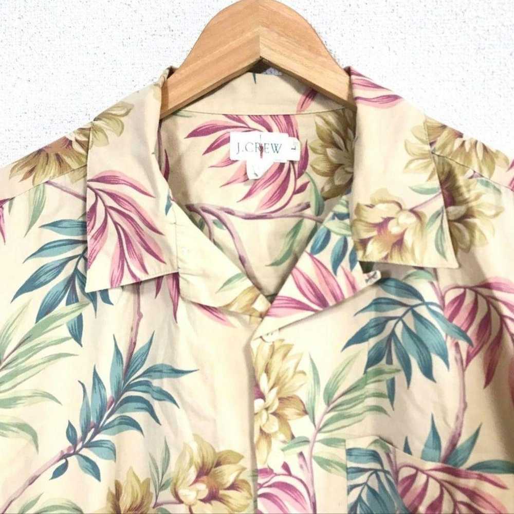 J.CREW Jake Crew Floral Hawaiian Shirt Size L - image 6