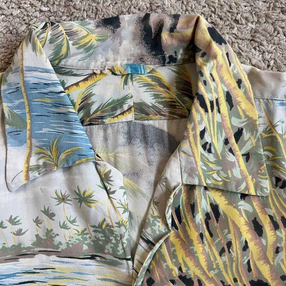 Vintage 50s Aloha shirt purchased 30 years ago in… - image 2