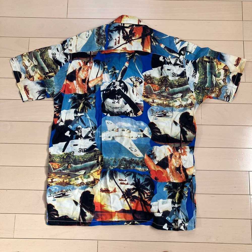 8.8 REAL McCOY Real McCoy Aloha Shirt Fighter Pat… - image 6